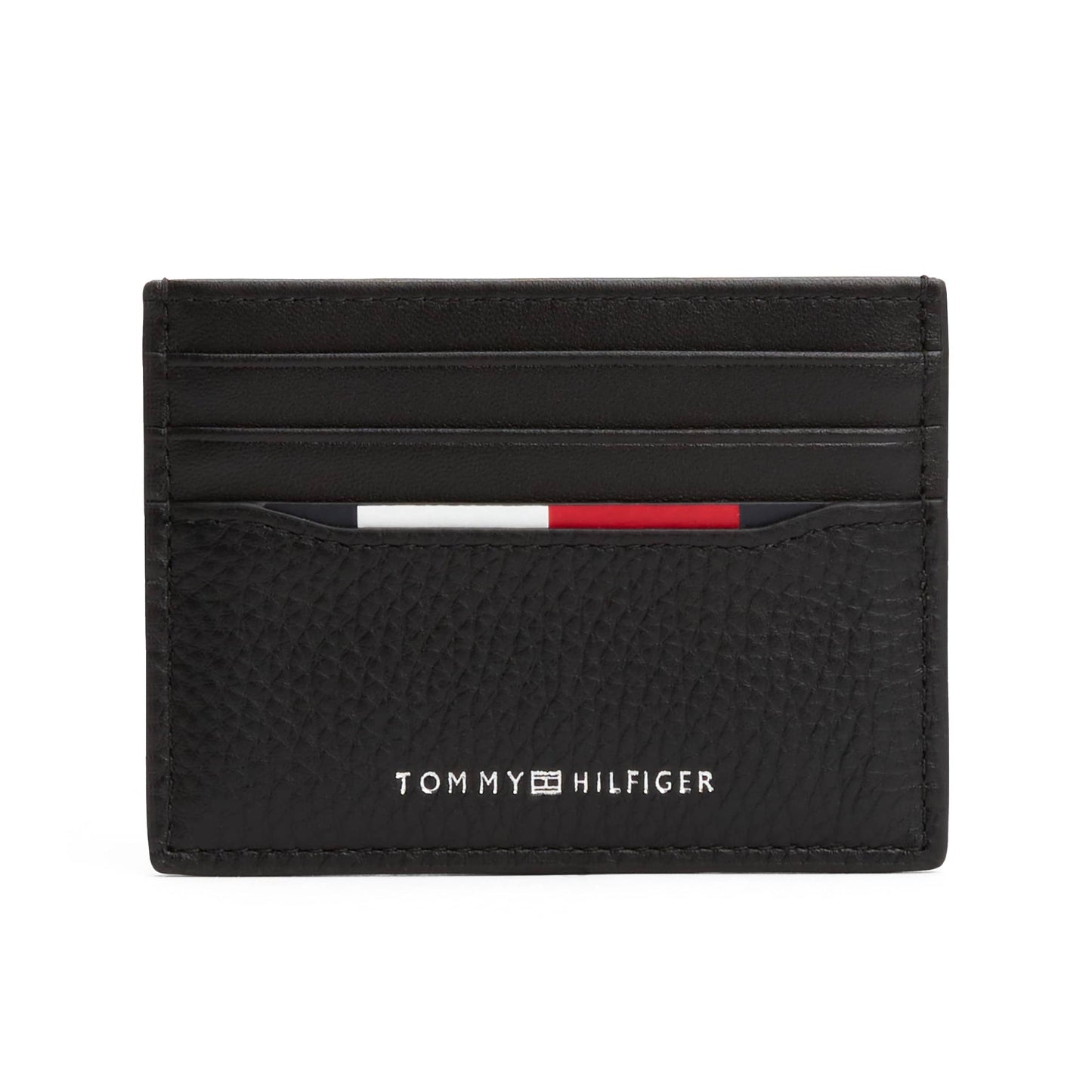 Tommy Hilfiger Slim Minimalist Cardholder Wallet in Black