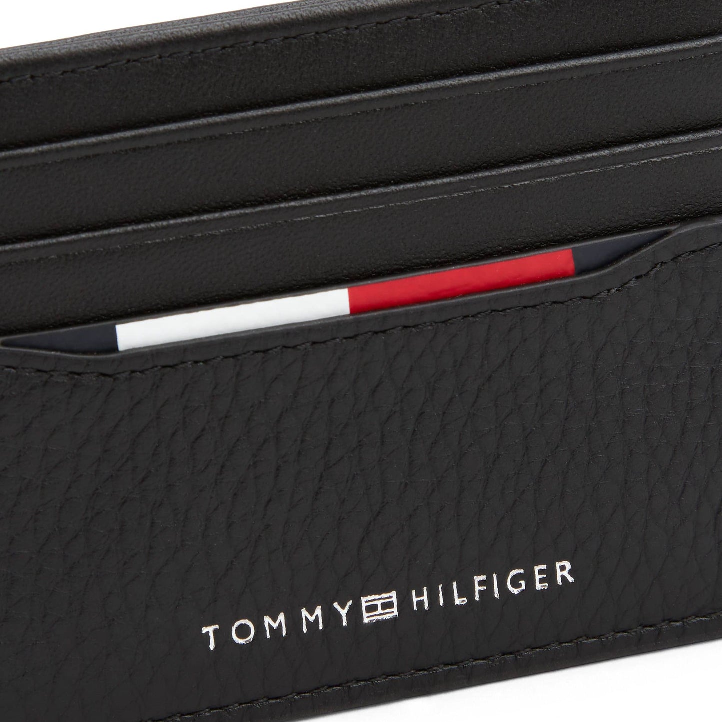 Tommy Hilfiger Slim Minimalist Cardholder Wallet in Black