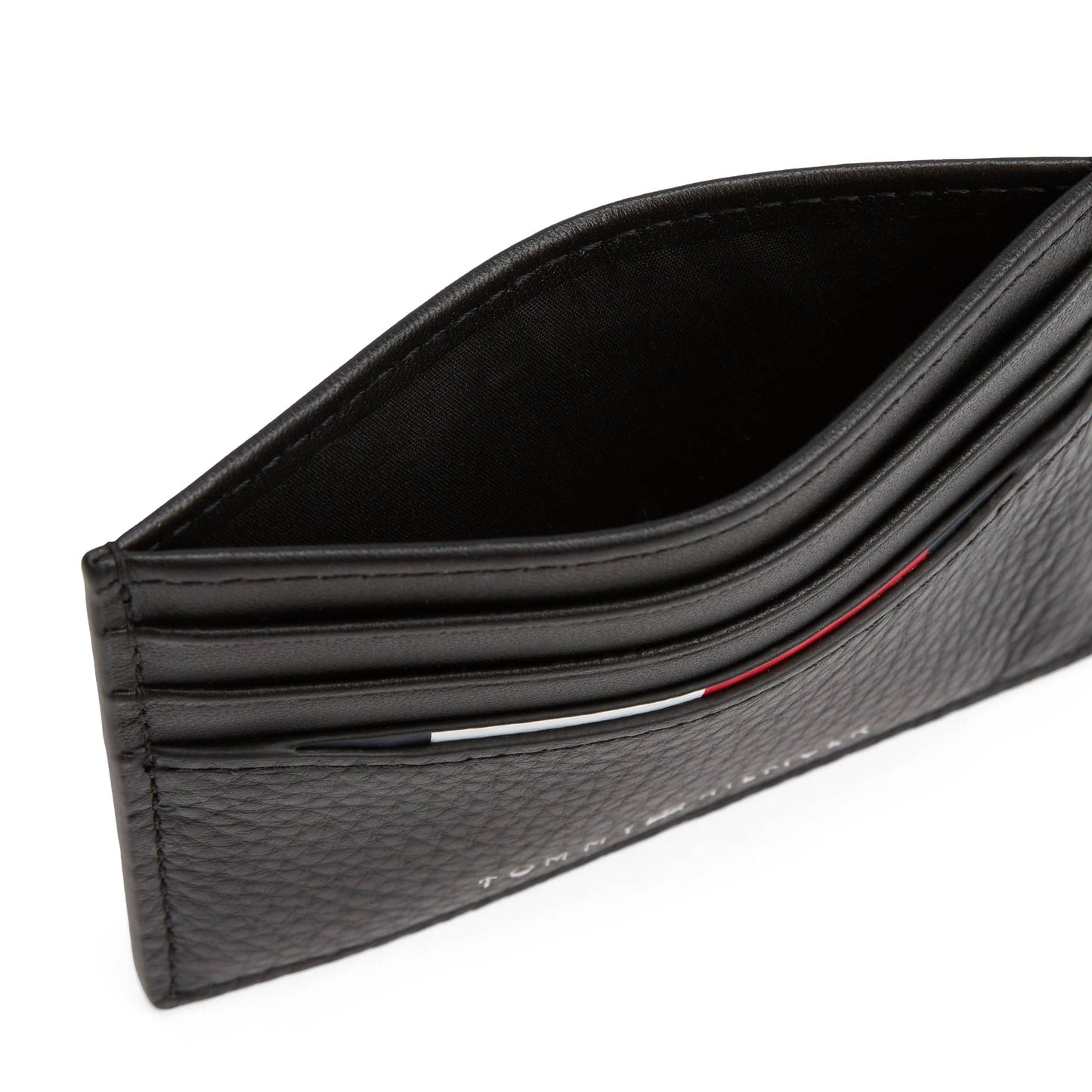 Tommy Hilfiger Slim Minimalist Cardholder Wallet in Black