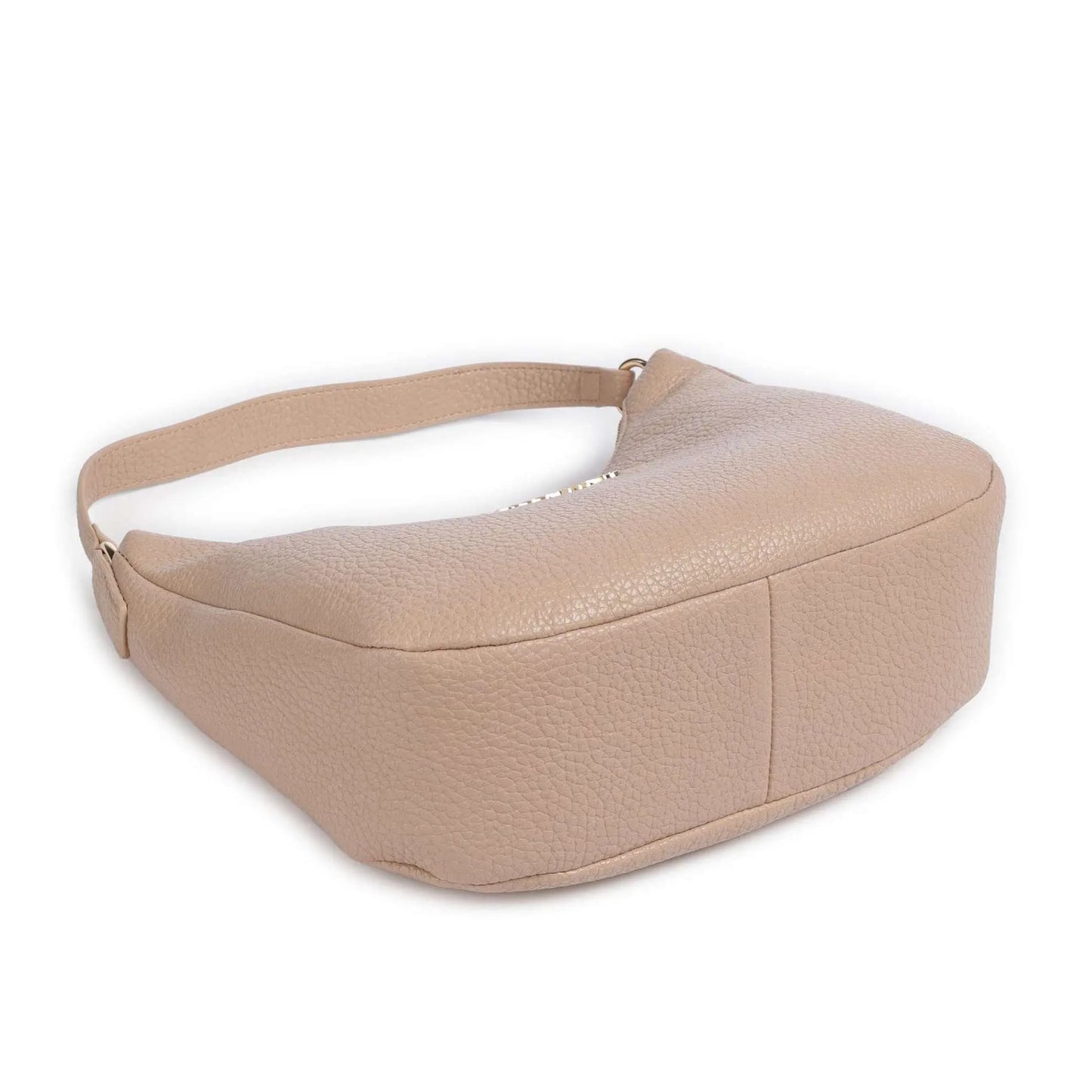 Valentino Bags Blossom Re Shoulder Bag in Beige with Logo Strap