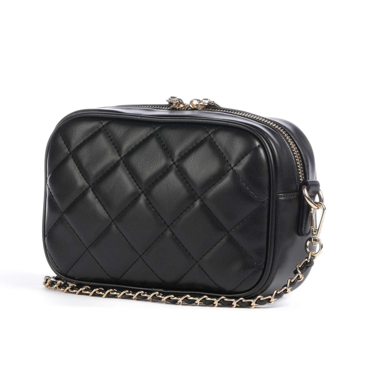 Valentino Bags Ocarina Crossbody Bag in Black with Two-way Zipper Closure