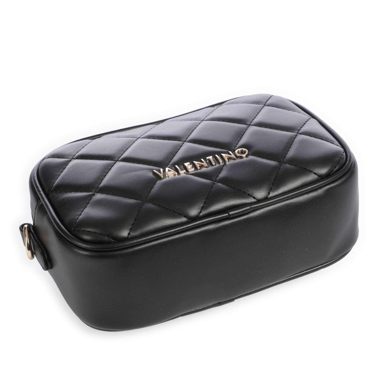 Valentino Bags Ocarina Crossbody Bag in Black with Two-way Zipper Closure