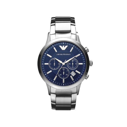 Emporio Armani Blue Dial Chronograph Watch