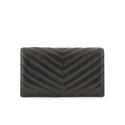 Armani Exchange Quilted Black Crossbody Bag with Chain Strap