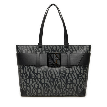 Armani Exchange Logo-Print Tote Bag