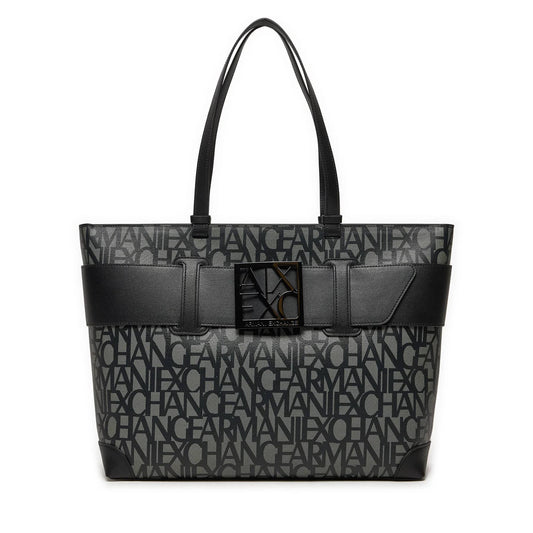 Armani Exchange Logo-Print Tote Bag