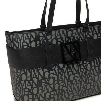 Armani Exchange Logo-Print Tote Bag
