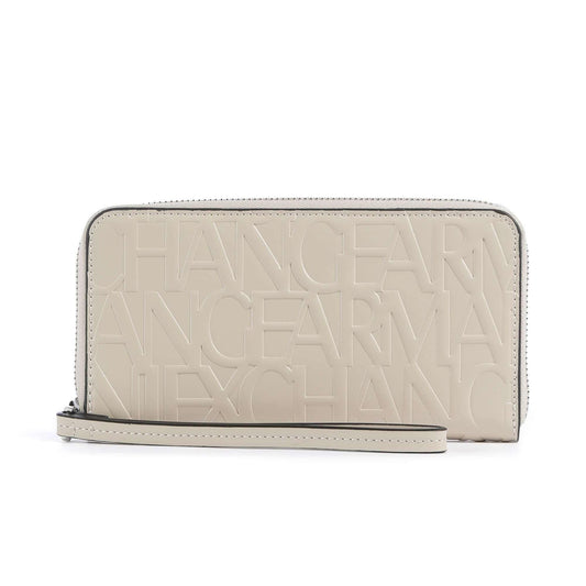 Armani Exchange Liz Wristlet Wallet in Luxe Beige
