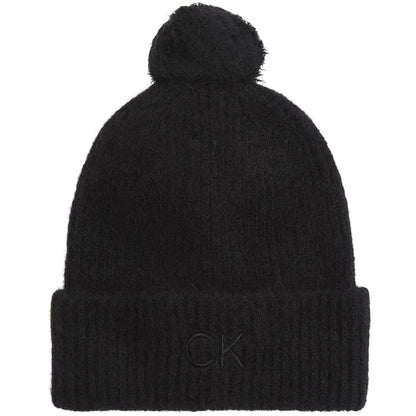 Calvin Klein Black Winter Beanie with Logo
