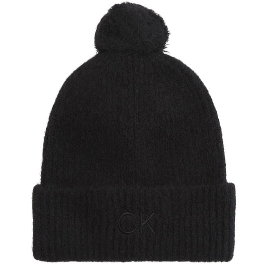 Calvin Klein Black Winter Beanie with Logo