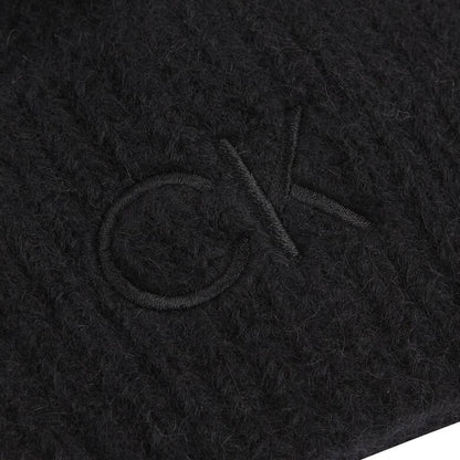 Calvin Klein Black Winter Beanie with Logo