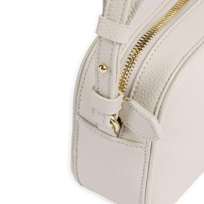 Emporio Armani Crossbody Bag in Ivory with Signature Strap
