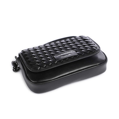 Emporio Armani Mini Bag with Chain Strap and Interwoven Design