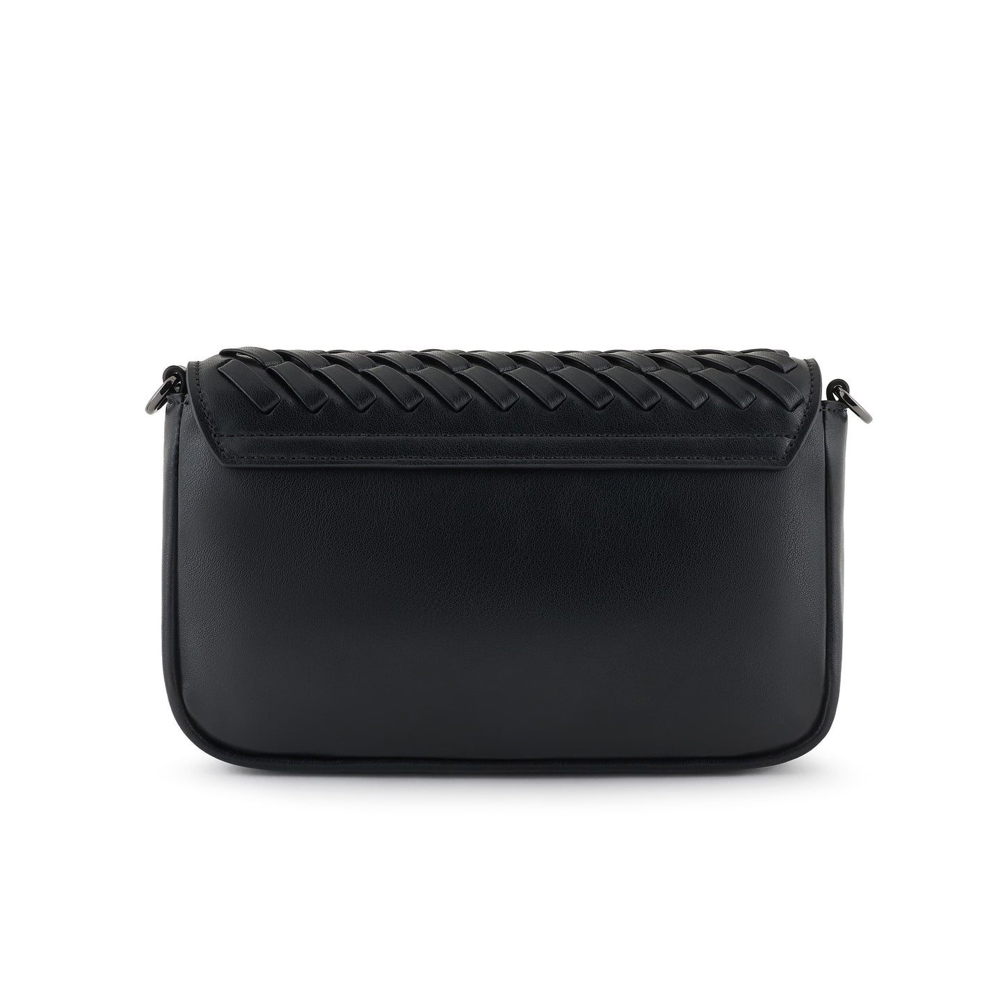 Emporio Armani Mini Bag with Chain Strap and Interwoven Design