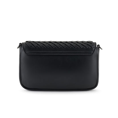 Emporio Armani Mini Bag with Chain Strap and Interwoven Design
