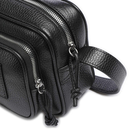 Emporio Armani Business Regenerated Crossbody Bag in Black