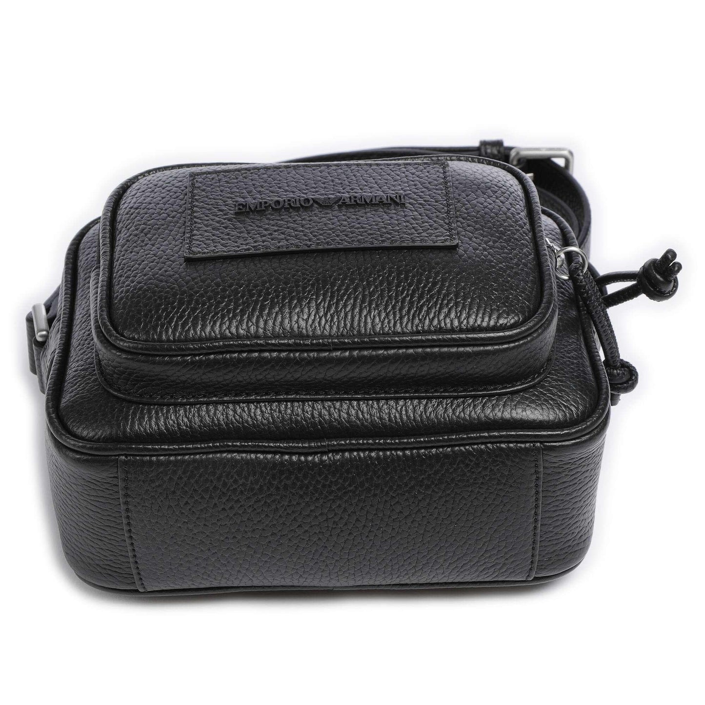 Emporio Armani Business Regenerated Crossbody Bag in Black