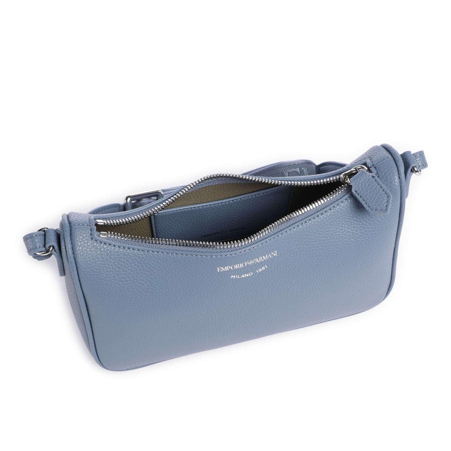 Emporio Armani Lilly Crossbody Bag in Blue-Grey