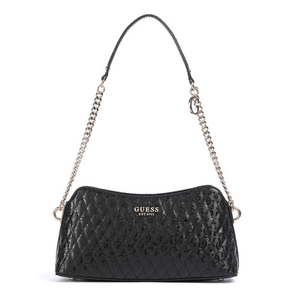 Guess Betula Shoulder Bag in Black with Quilted Finish