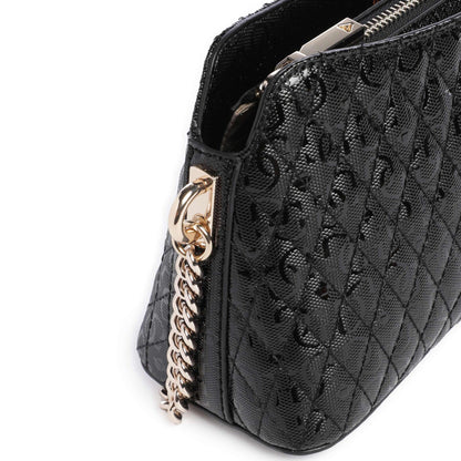 Guess Betula Shoulder Bag in Black with Quilted Finish