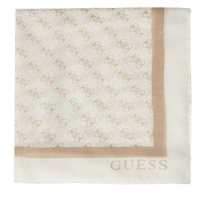 Guess Beige Patterned Scarf