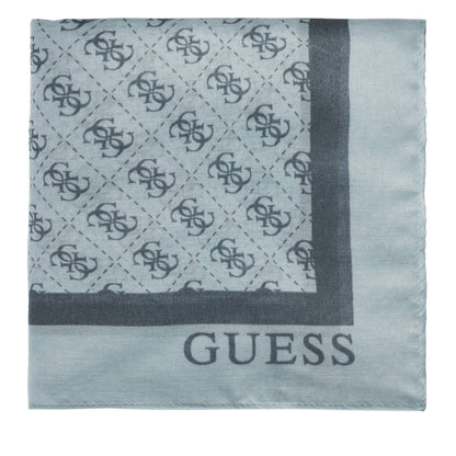Guess Blue Patterned Scarf
