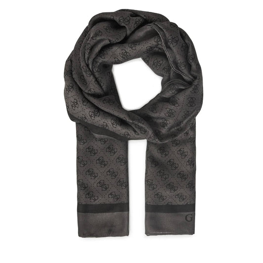 Guess Dark Grey Patterned Scarf