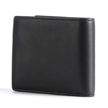 BOSS Asolo Wallet in Black Sheepskin Leather with Coin Pocket