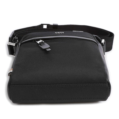 BOSS Highway Crossbody Bag in Black Polyester with Branded Details
