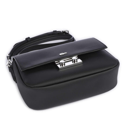 Lacoste Daily City Crossbody Bag in Black with Signature Logo Detail