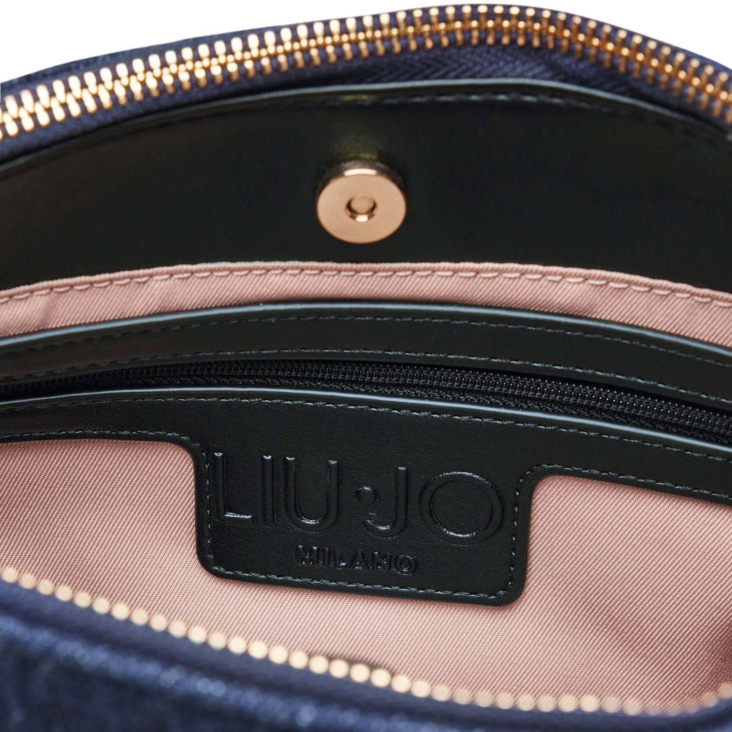Liu Jo Blue Embossed Logo Bag