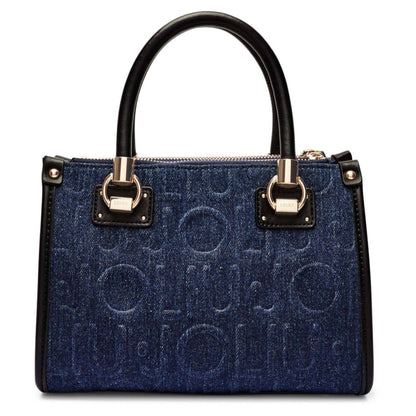 Liu Jo Blue Embossed Logo Bag