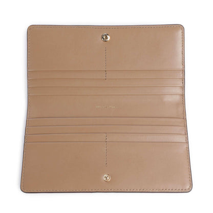 Michael Kors Empire Wallet in Light Brown Grained Leather