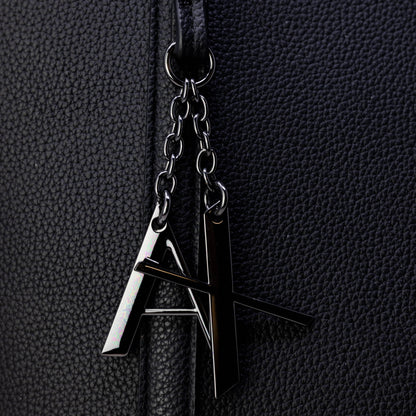 Armani Exchange Elegant Black Tote Bag