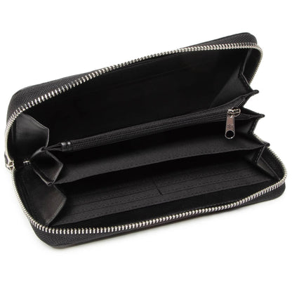Armani Exchange Embossed Logo Zip-Around Wallet