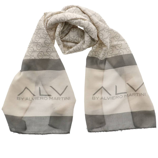 ALV by Alviero Martini Logo Print Scarf