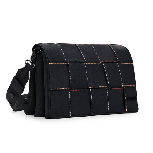 Desigual Black Patchwork Bag