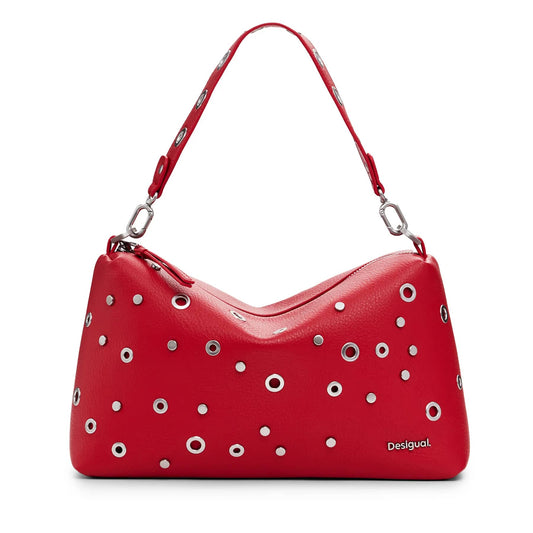 Desigual Red Eyelet Bag