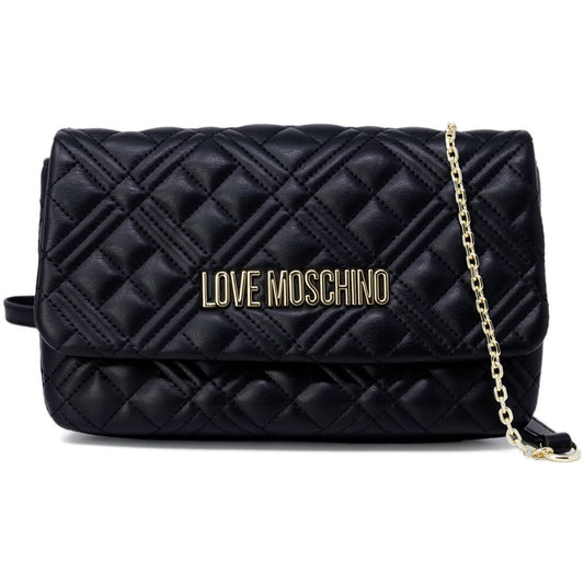 Love Moschino Elegant Black Quilted Bag
