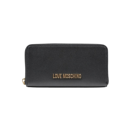 Love Moschino Black Zip-Around Wallet