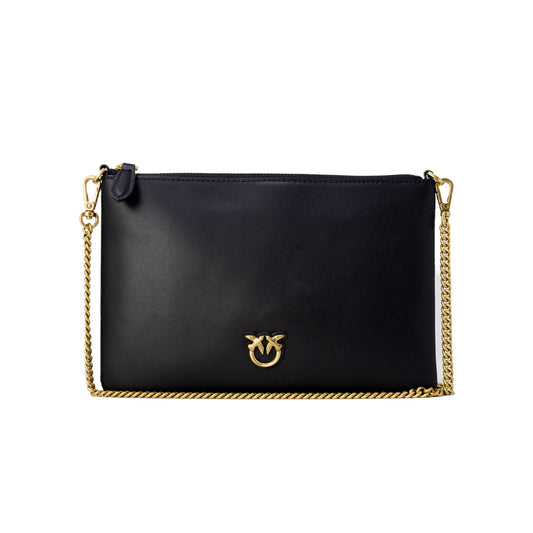 Pinko Elegant Black Bag with Gold Detailing