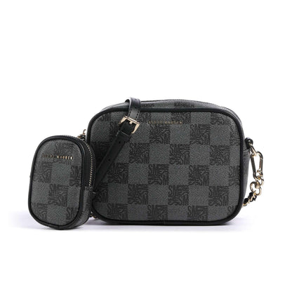 Steve Madden BLEIA Crossbody Bag in Checkered with Mini Pouch
