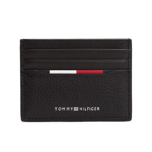 Tommy Hilfiger Slim Minimalist Cardholder Wallet in Black
