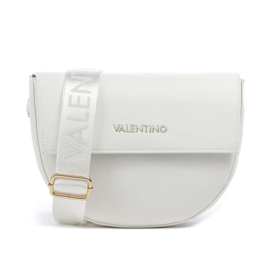 Valentino Bags Bigs Crossbody Bag in White with Logo Strap