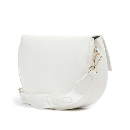 Valentino Bags Bigs Crossbody Bag in White with Logo Strap