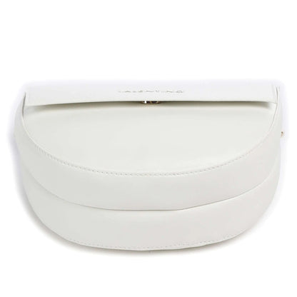 Valentino Bags Bigs Crossbody Bag in White with Logo Strap