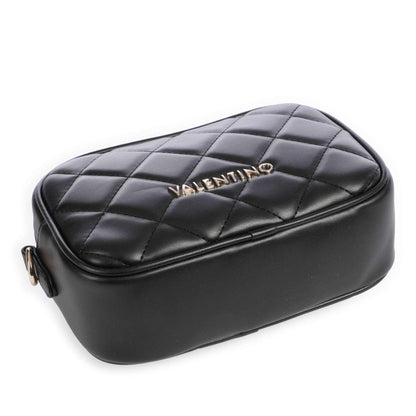 Valentino Bags Ocarina Crossbody Bag in Black with Two-way Zipper Closure